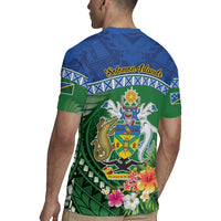 Melanesian Solomon Islands Rugby Jersey Tropical Shark Tattoo LT9 - Polynesian Pride