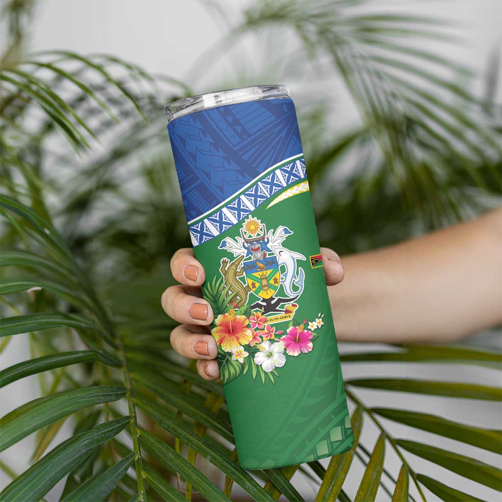 Melanesian Solomon Islands Skinny Tumbler Tropical Shark Tattoo