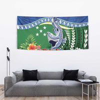 Melanesian Solomon Islands Tapestry Tropical Shark Tattoo LT9 - Polynesian Pride