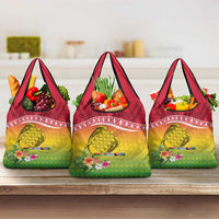 Melanesian Ni-Vanuatu Grocery Bag Sea Turtle with Sand Drawing Pattern