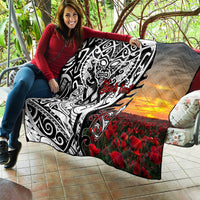 Personalised New Zealand Waitangi and ANZAC day Quilt LT9 - Polynesian Pride
