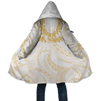 Aloha Lei Onaona Cloak Beige Hawaiian Tribal Pattern - Polynesian Pride