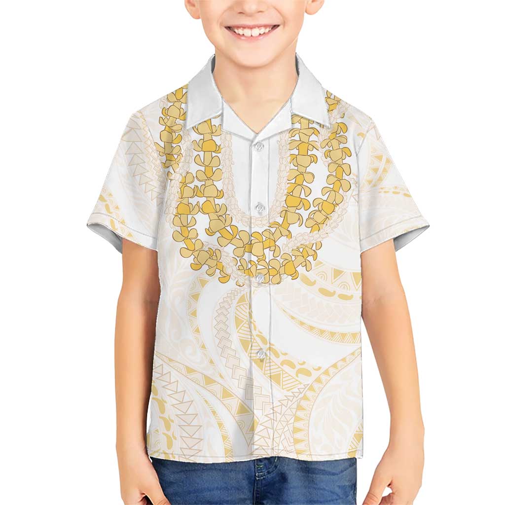 Aloha Lei Onaona Hawaiian Shirt Beige Hawaiian Tribal Pattern