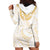 Aloha Lei Onaona Hoodie Dress Beige Hawaiian Tribal Pattern