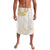 Aloha Lei Onaona Lavalava Beige Hawaiian Tribal Pattern