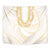 Aloha Lei Onaona Tapestry Beige Hawaiian Tribal Pattern