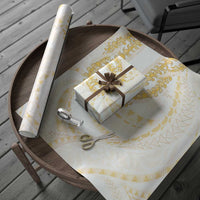 Aloha Lei Onaona Wrapping Paper Beige Hawaiian Tribal Pattern LT9 - Polynesian Pride