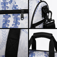 Aloha Lei Onaona Duffle Bag Navy Blue Hawaiian Tribal Pattern LT9 - Polynesian Pride