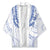 Aloha Lei Onaona Kimono Navy Blue Hawaiian Tribal Pattern - Polynesian Pride