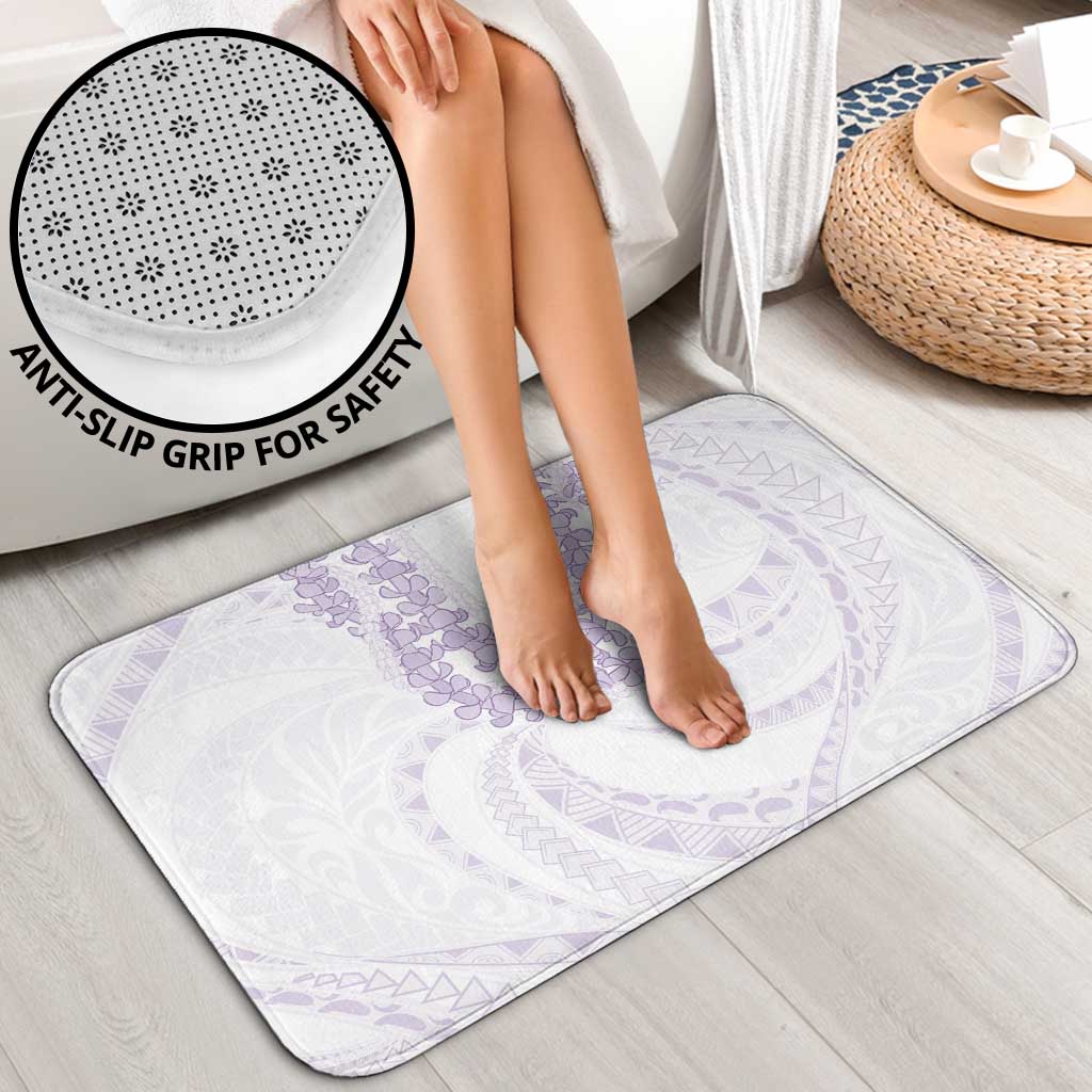 Aloha Lei Onaona Bathroom Set Purple Hawaiian Tribal Pattern LT9 - Polynesian Pride