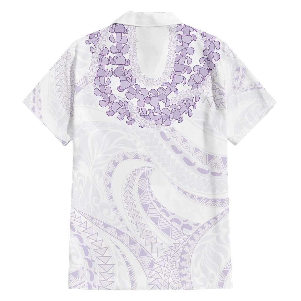 Aloha Lei Onaona Family Matching Summer Maxi Dress and Hawaiian Shirt Purple Hawaiian Tribal Pattern LT9 - Polynesian Pride
