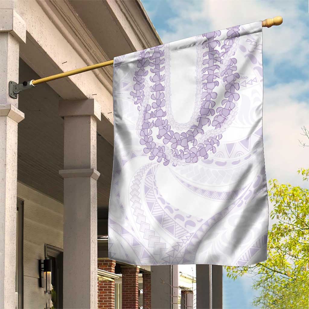 Aloha Lei Onaona Garden Flag Purple Hawaiian Tribal Pattern LT9 House Flag Purple - Polynesian Pride