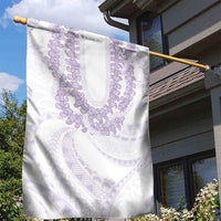 Aloha Lei Onaona Garden Flag Purple Hawaiian Tribal Pattern LT9 - Polynesian Pride