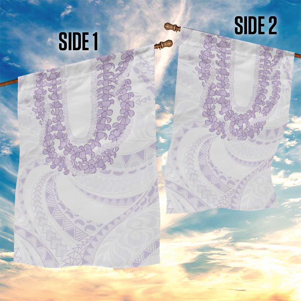 Aloha Lei Onaona Garden Flag Purple Hawaiian Tribal Pattern LT9 - Polynesian Pride