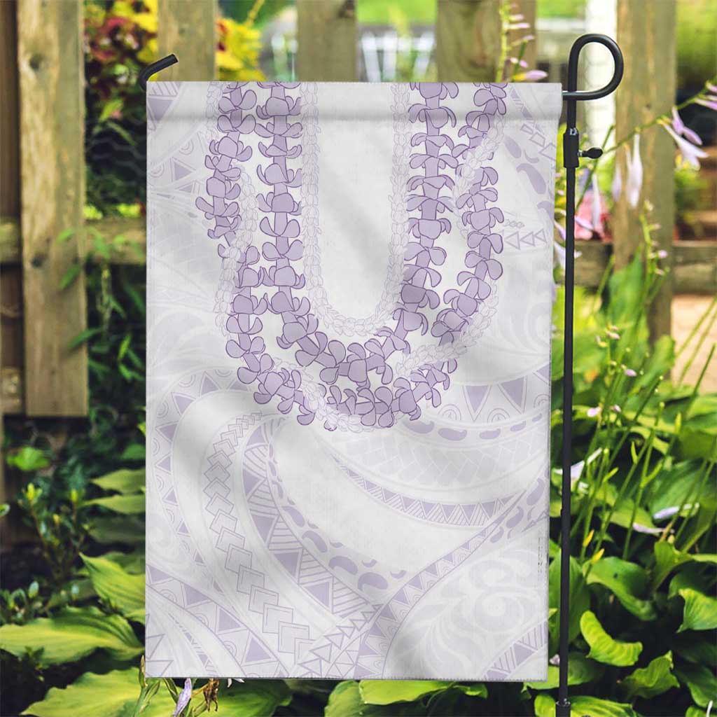 Aloha Lei Onaona Garden Flag Purple Hawaiian Tribal Pattern LT9 Garden Flag Purple - Polynesian Pride