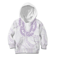 Aloha Lei Onaona Kid Hoodie Purple Hawaiian Tribal Pattern LT9 Hoodie Purple - Polynesian Pride