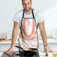 Aloha Lei Onaona Apron Red Hawaiian Tribal Pattern - Polynesian Pride