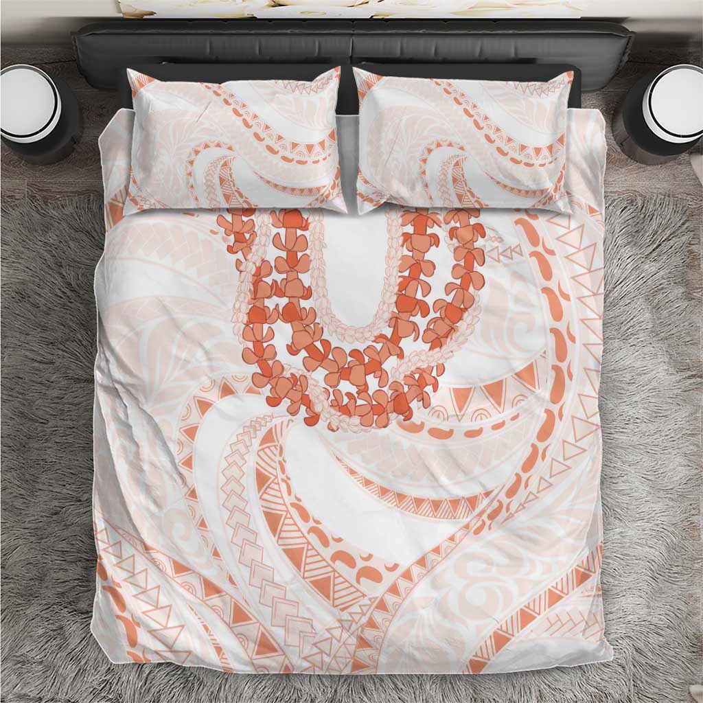 Aloha Lei Onaona Bedding Set Red Hawaiian Tribal Pattern
