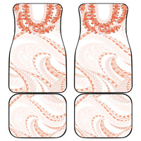 Aloha Lei Onaona Car Mats Red Hawaiian Tribal Pattern LT9 - Polynesian Pride