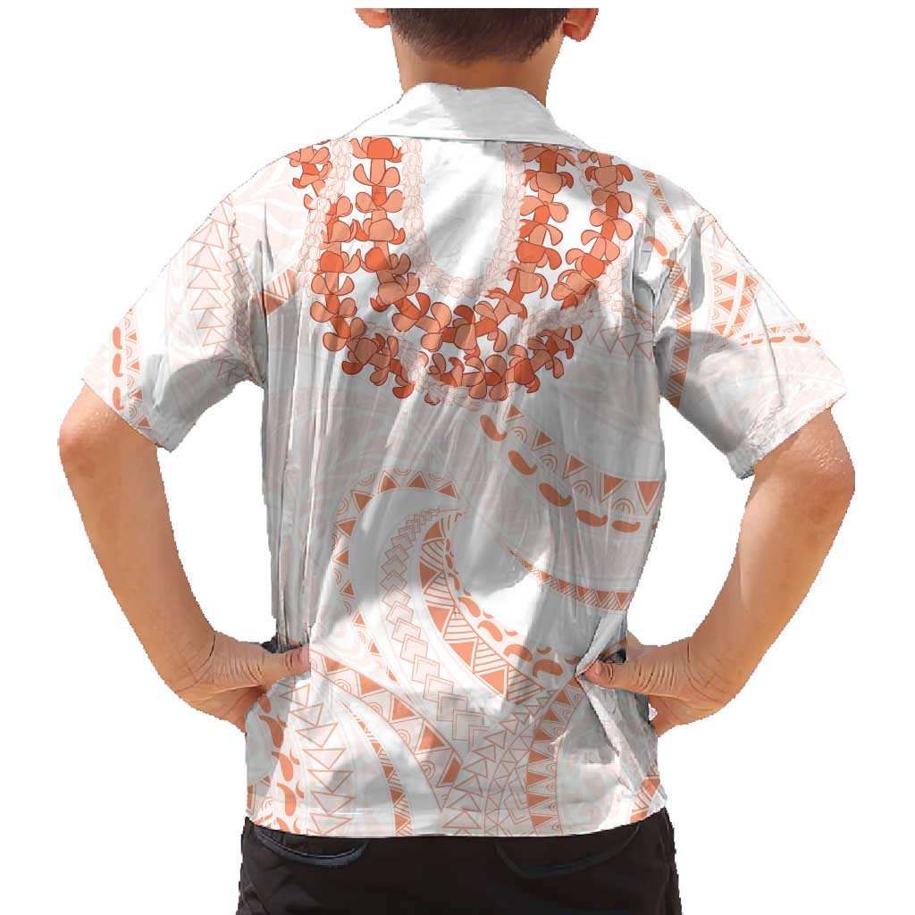 Aloha Lei Onaona Family Matching Mermaid Dress and Hawaiian Shirt Red Hawaiian Tribal Pattern LT9 - Polynesian Pride