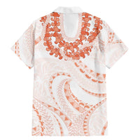 Aloha Lei Onaona Family Matching Mermaid Dress and Hawaiian Shirt Red Hawaiian Tribal Pattern LT9 - Polynesian Pride