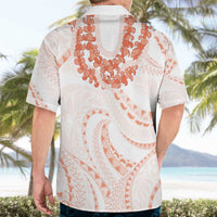 Aloha Lei Onaona Hawaiian Shirt Red Hawaiian Tribal Pattern