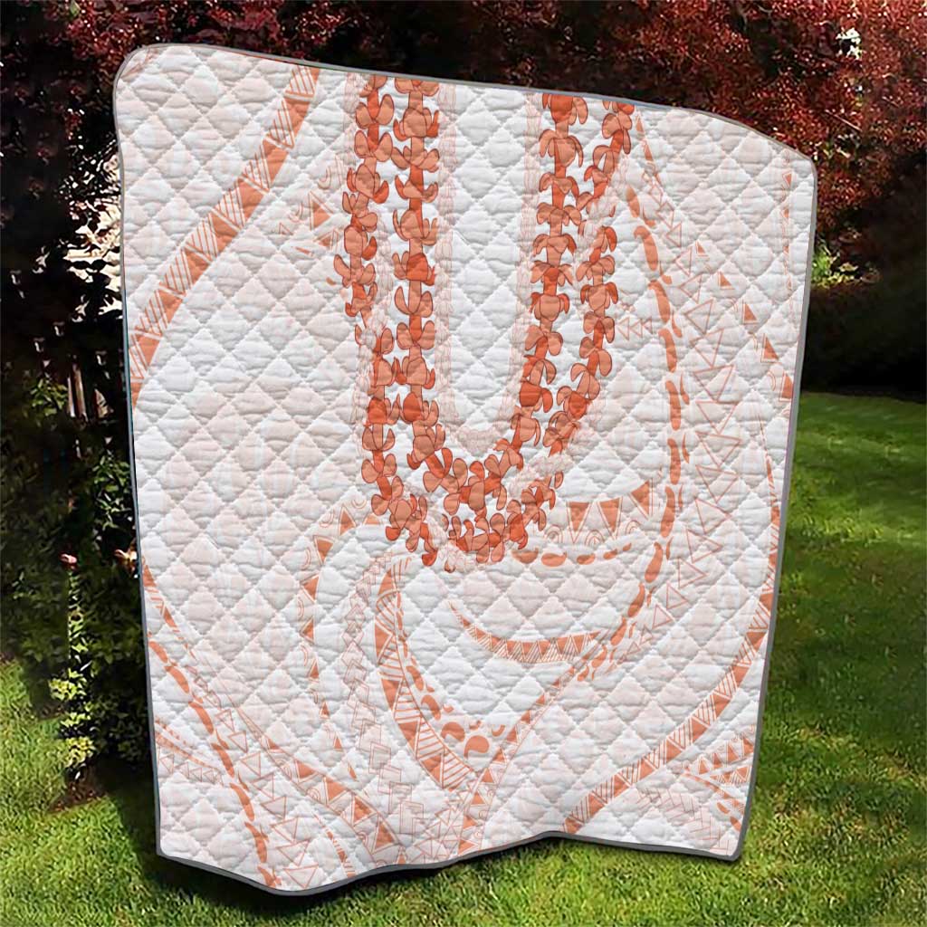 Aloha Lei Onaona Quilt Red Hawaiian Tribal Pattern
