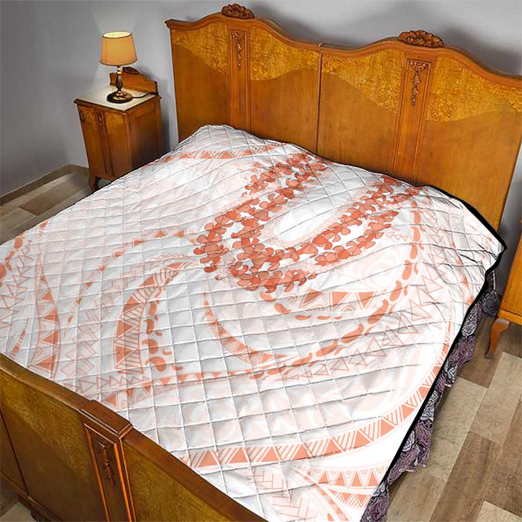 Aloha Lei Onaona Quilt Red Hawaiian Tribal Pattern