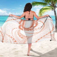 Aloha Lei Onaona Sarong Red Hawaiian Tribal Pattern