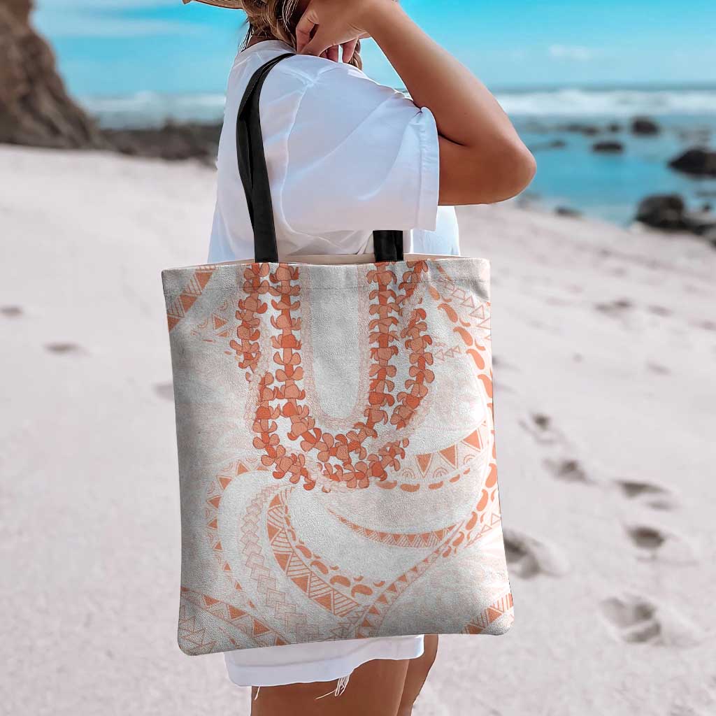 Aloha Lei Onaona Tote Bag Red Hawaiian Tribal Pattern LT9 - Polynesian Pride