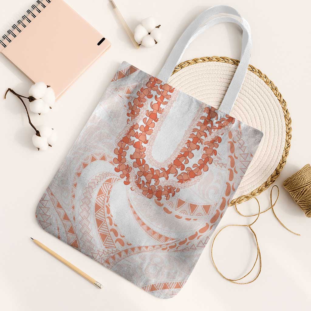 Aloha Lei Onaona Tote Bag Red Hawaiian Tribal Pattern LT9 White Strap One Size Red - Polynesian Pride