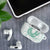 Aloha Lei Onaona AirPods Case Sage Green Hawaiian Tribal Pattern - Polynesian Pride