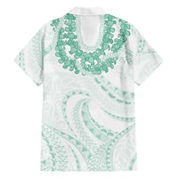 Aloha Lei Onaona Hawaiian Shirt Sage Green Hawaiian Tribal Pattern