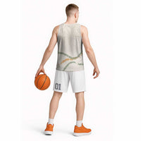 Aloha Lei Mikioi Basketball Jersey Beige Polynesian Tribal Tatau Pattern LT9 - Polynesian Pride