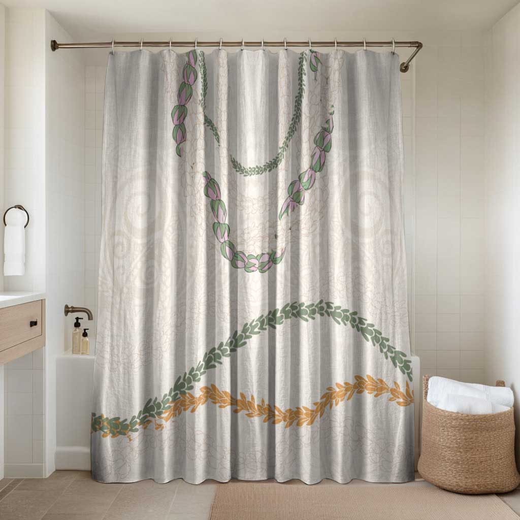 Aloha Lei Mikioi Bathroom Set Beige Polynesian Tribal Tatau Pattern - Polynesian Pride