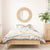 Aloha Lei Mikioi Bedding Set Beige Polynesian Tribal Tatau Pattern