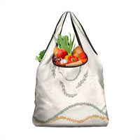 Aloha Lei Mikioi Grocery Bag Beige Polynesian Tribal Tatau Pattern LT9 1-pack One Size Beige - Polynesian Pride