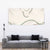 Aloha Lei Mikioi Tapestry Beige Polynesian Tribal Tatau Pattern