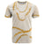Aloha Lei Mikioi T Shirt Gold Polynesian Tribal Tatau Pattern