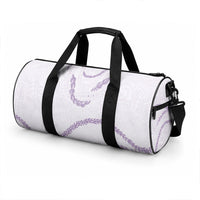 Aloha Lei Mikioi Duffle Bag Purple Polynesian Tribal Tatau Pattern LT9 - Polynesian Pride
