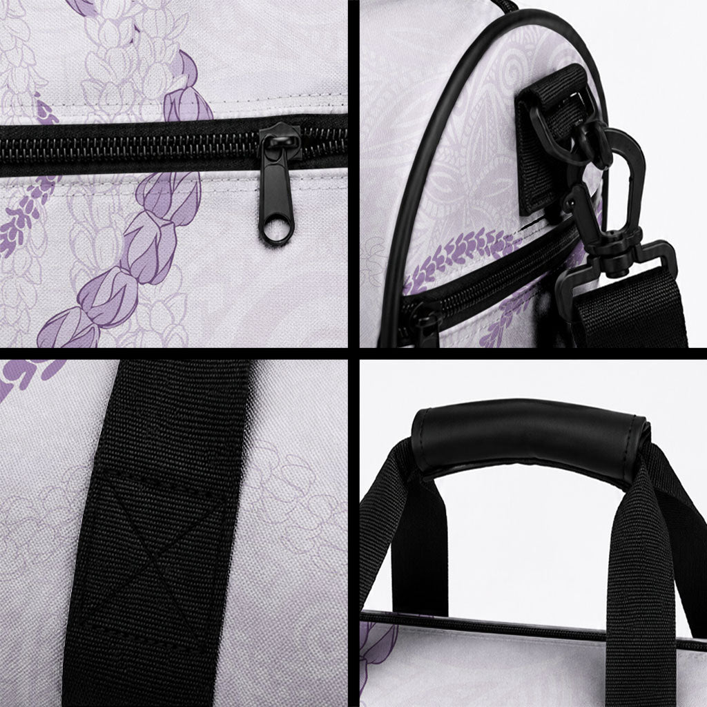 Aloha Lei Mikioi Duffle Bag Purple Polynesian Tribal Tatau Pattern LT9 - Polynesian Pride