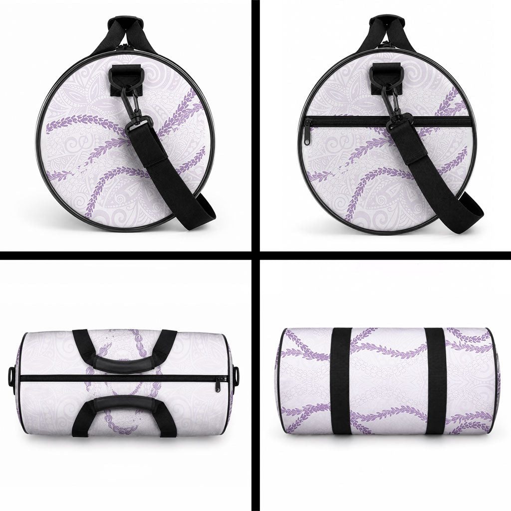 Aloha Lei Mikioi Duffle Bag Purple Polynesian Tribal Tatau Pattern LT9 - Polynesian Pride
