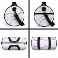 Aloha Lei Mikioi Duffle Bag Purple Polynesian Tribal Tatau Pattern LT9 - Polynesian Pride