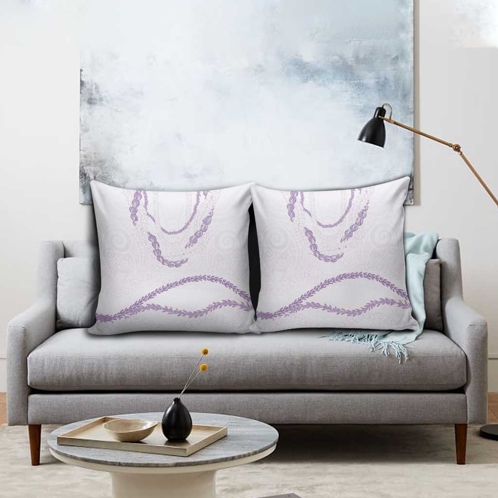 Aloha Lei Mikioi Pillow Cover Purple Polynesian Tribal Tatau Pattern LT9 - Polynesian Pride