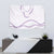 Aloha Lei Mikioi Tapestry Purple Polynesian Tribal Tatau Pattern