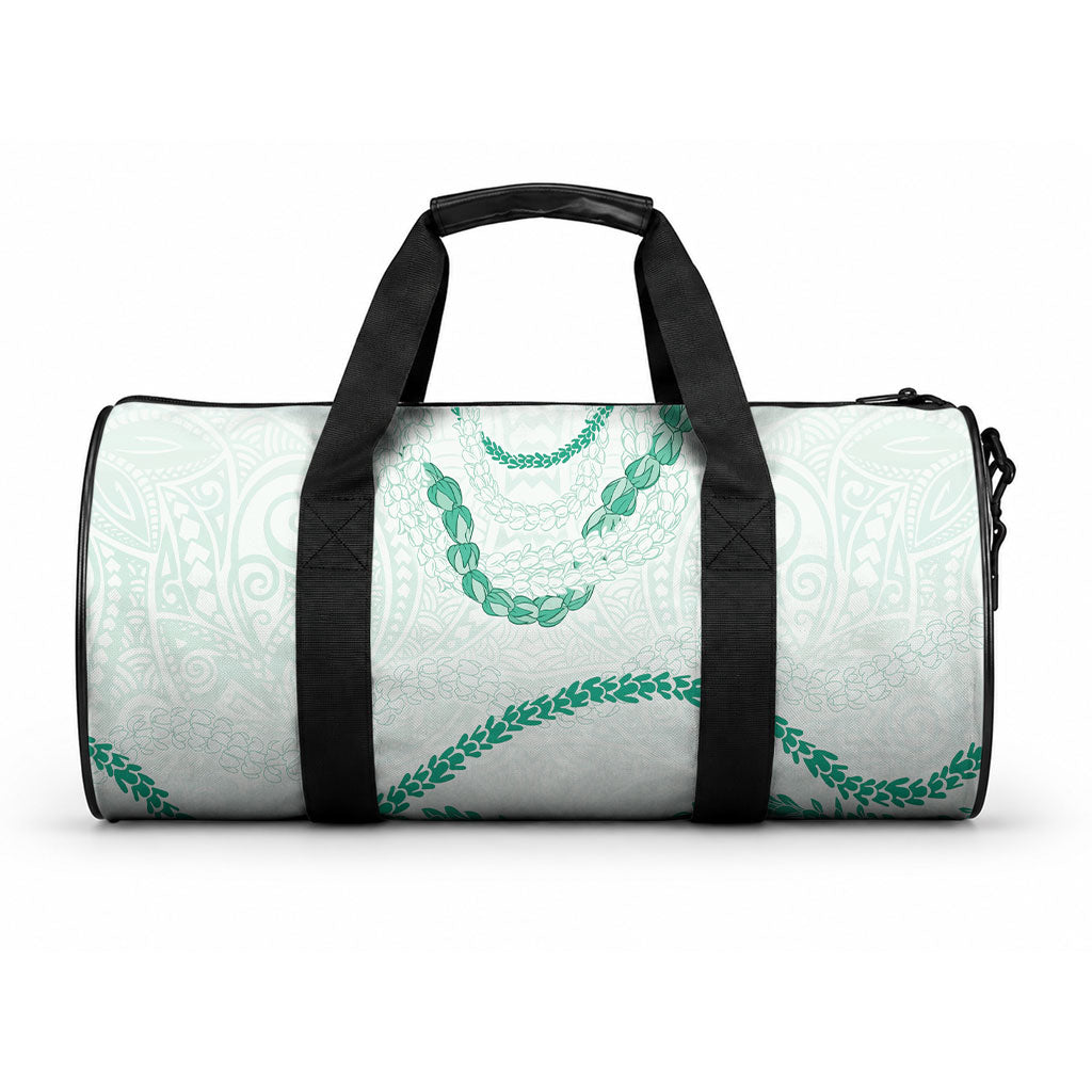 Aloha Lei Mikioi Duffle Bag Sage Green Polynesian Tribal Tatau Pattern LT9 One size Green - Polynesian Pride