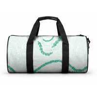 Aloha Lei Mikioi Duffle Bag Sage Green Polynesian Tribal Tatau Pattern LT9 One size Green - Polynesian Pride