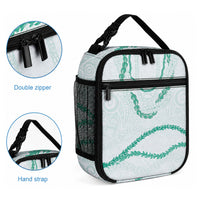 Aloha Lei Mikioi Lunch Bag Sage Green Polynesian Tribal Tatau Pattern LT9 - Polynesian Pride