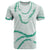 Aloha Lei Mikioi T Shirt Sage Green Polynesian Tribal Tatau Pattern