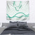Aloha Lei Mikioi Tapestry Sage Green Polynesian Tribal Tatau Pattern
